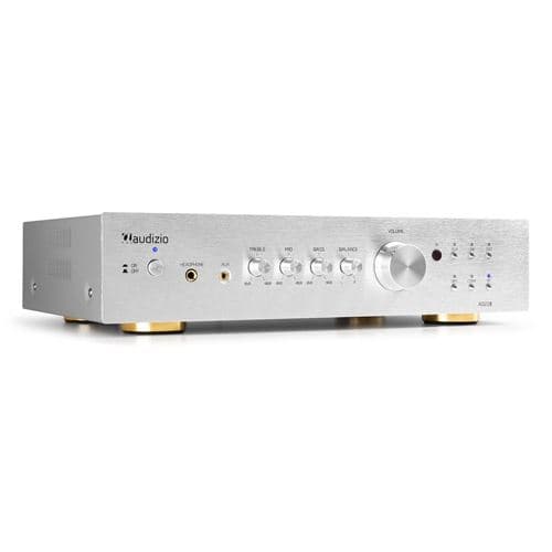 Audizio AD220A Amplificateur Hi-Fi Bluetooth 2.1 - Alu, 400 Watts, 4 Ohms, 2 sorties enceintes, 1 sortie Sub