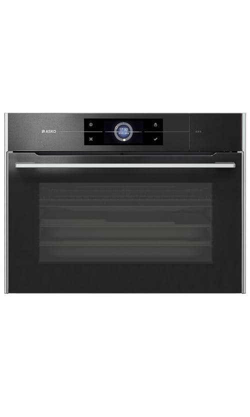 ASKO Elements OCS8478G - Four - encastrable - niche - largeur : 56 cm - profondeur : 55 cm - hauteur : 45 cm - avec système auto-nettoyant - classe A+ - noir doux