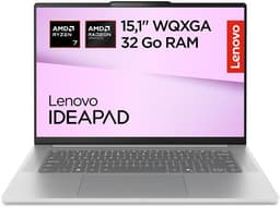 PC portable Lenovo IdeaPad Slim 5 15ARP10 15,1" WQXGA 165 Hz AMD Ryzen™ 7 32 Go RAM 1 To SSD Gris arctique