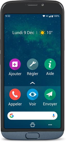 Smartphone Doro 8050 5.7" 16 Go Noir