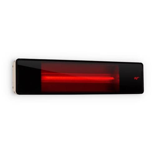 Blumfeldt Phantom Radiateur extérieur rayonnant infrarouge - chauffage 900W / 1800 W - télécommande & minuterie - gris