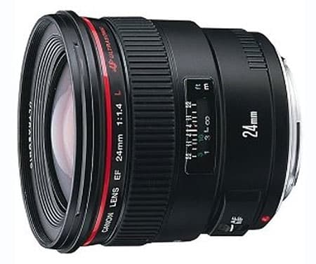 Canon EF USM 24 mm f/1.4 série L