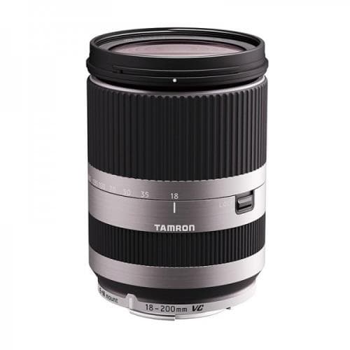 Objectif hybride Tamron Objectif 18-200mm F/3.5-6.3 Di II VC, Argent pour CANON EOS M