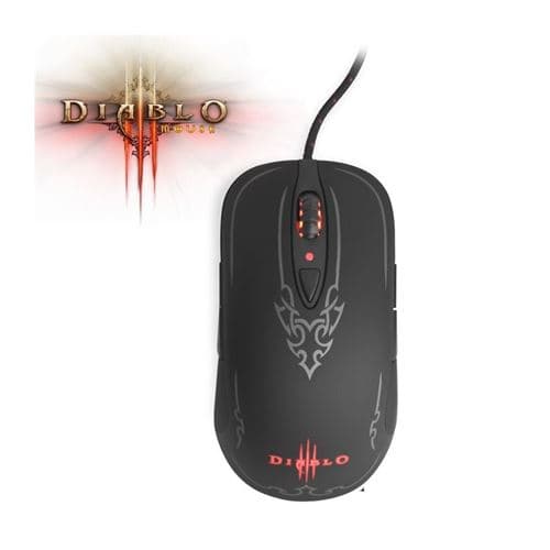 SteelSeries Diablo III - Souris - droitiers et gauchers - laser - 7 boutons - filaire - USB