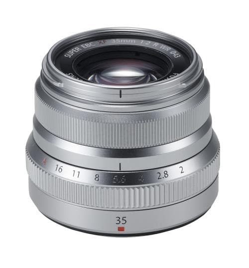 Objectif hybride Fujifilm XF 35mm f/2 R WR silver