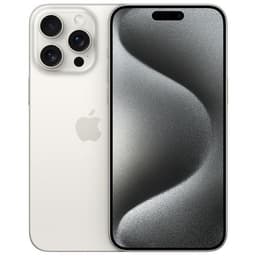 Apple iPhone 15 Pro 6,1" 512 Go titane Blanc Reconditionné avec batterie neuve