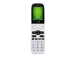 DORO PhoneEasy 621 - 3G téléphone de service - microSD slot - 320 x 240 pixels - rear camera 2 MP - blanc, bordeaux