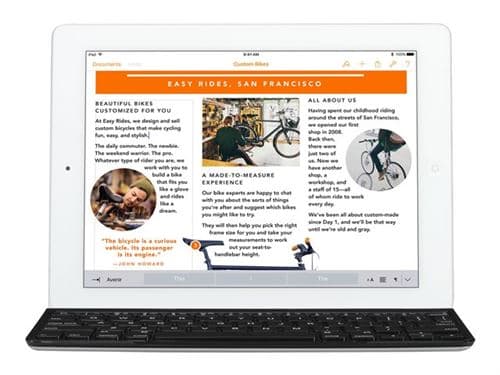 Logitech Coque Clavier Ultrathin Keyboard Cover pour iPad - Noire