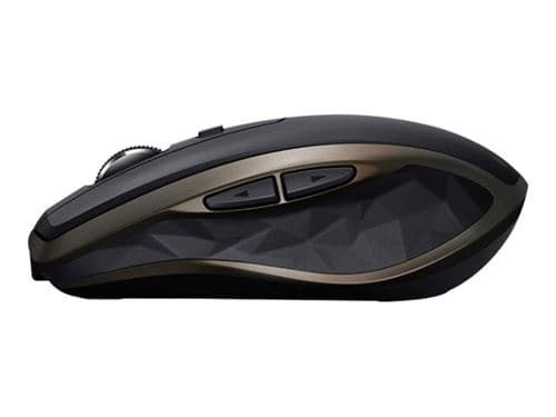 Logitech MX Anywhere 2 - Souris - laser - 6 boutons - sans fil - 2.4 GHz, Bluetooth - récepteur sans fil USB - bleu marine