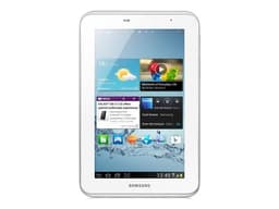 Samsung Galaxy Tab 2 (7.0) WiFi - Tablette - Android 4.0 - 16 Go - 7" Plane to Line Switching (PLS) (1024 x 600) - hôte USB - Logement microSD - blanc