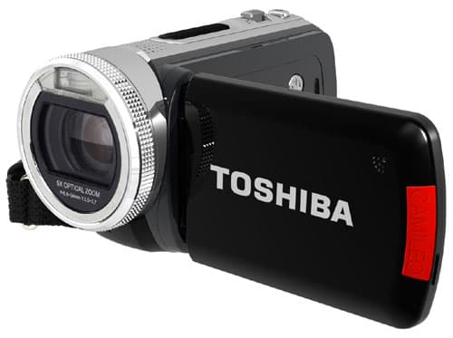 Toshiba CAMILEO H20 - Caméscope - 1080p - 5.0 MP - 5x zoom optique - flash 128 Mo - carte Flash