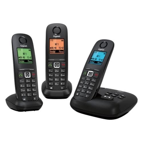 Téléphone sans fil Gigaset A540A Trio, Noir