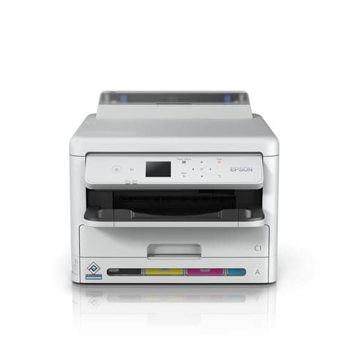 Epson WorkForce Pro WF-C5390DW - Imprimante - couleur - Recto-verso - jet d'encre - A4/Legal - 4 800 x 1 200 ppp - jusqu'à 25 ppm (mono)/jusqu'à 25 ppm (couleur) - capacité : 330 feuilles - USB, Wi-Fi, Gigabit LAN