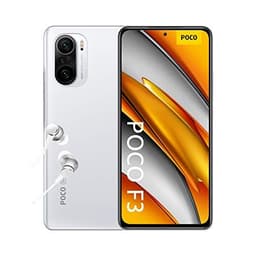 SmartPhone Xiaomi Poco F3 M2012K11AG 6.6 FHD+ Qualcomm Snapdragon 870 8Go 256Go Andriod 10 Blanc Arctique
