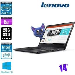 PC Portable Lenovo Intel core i5 ThinkPad T470 RAM 8 Go stockage 256 Go 14 pouces