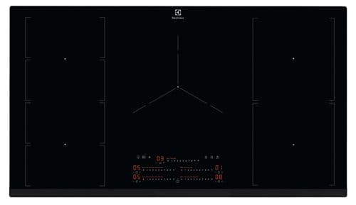 Table Induction SÉRIE 600 FLEX - Gamme:FlexiBridge - Technologie de chauffe de la table:Induction - Largeur (mm):910 - 5 foyers - Zone gauche en surface de cuisson totale - Zone Modulable Droide (L x l):22.3x22 - Zone Modulable Gauche (L x l):45.87x21.4