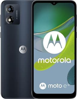 Motorola Moto E13 - 4G smartphone - double SIM - RAM 2 Go / Mémoire interne 64 Go - microSD slot - Écran LCD - 6.5" - 1600 x 720 pixels (60 Hz) - rear camera 13 MP - front camera 5 MP - noir cosmique