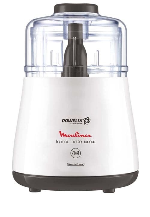 Hachoir Moulinex DPA110 Moulinette lames Powelix 1000 W Blanc et Noir
