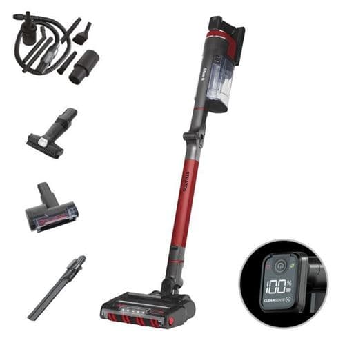 Stratos IZ400EU - Aspirateur Balai sans fil - Technologie DuoClean + PowerFins Plus - Eclairage LED
