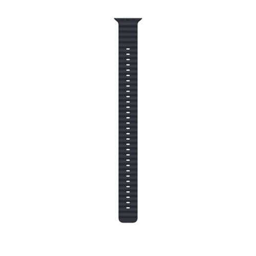 Bracelet pour Apple Watch Bleu océan 49 mm avec extension Bleu et Noir