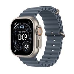 Montre connectée Apple Watch Ultra 3 OLED 49 mm Numérique 422 x 514 pixels Écran tactile 5G Titane Wifi GPS satellite