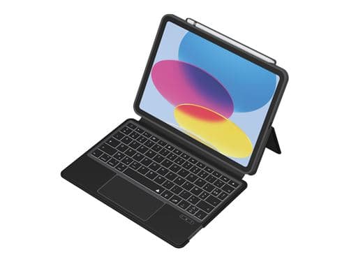 Etui clavier Azerty MW Quick Note pour tablette iPad 10.9" 2022 10ème génération Noir