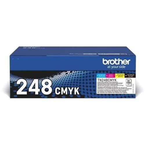 Brother TN248VAL Multipack - Pack de 4 - noir, jaune, cyan, magenta - original - boîte - cartouche de toner - pour Brother DCP-L3515, L3520, L3555, L3560, HL-L3220, L3240, MFC-L3740, L3760, L8340, L8390