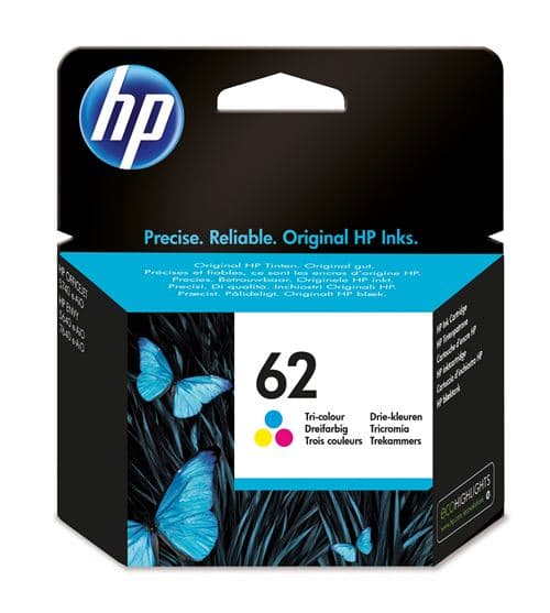 Cartouche d'encre HP 62 Trois Couleurs