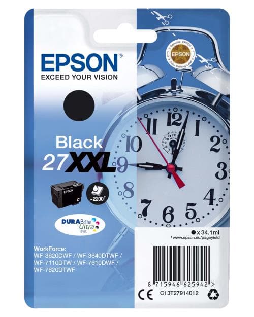Cartouche d'encre Epson Reveil noir XXL