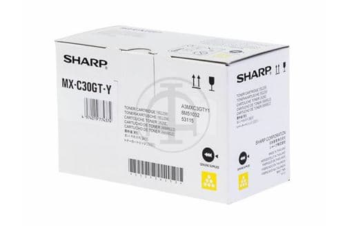 Sharp MXC30GTY - Jaune - original - cartouche de toner - pour Sharp MX-C250F, MX-C300W, MX-C301W
