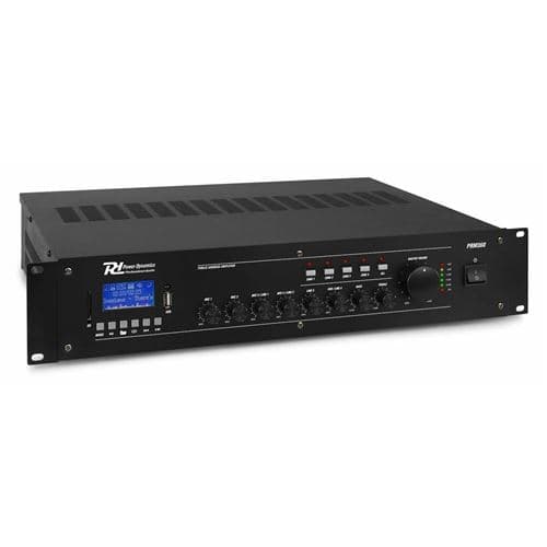 Power Dynamics PRM360 - Amplificateur Mixeur 6 Canaux, 360W, Bluetooth, avec Télécommande