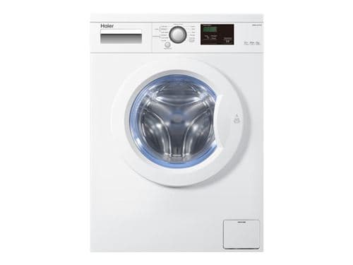 Haier HW60-1411N - Machine à laver - largeur : 59.5 cm - profondeur : 51 cm - hauteur : 85 cm - chargement frontal - 40 litres - 6 kg - 1400 tours/min - blanc