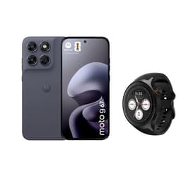 Pack Smartphone Motorola G67 6,78" 5G Double SIM 256 Go Gris Arctic Seal + Watch Noir