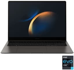 Samsung Galaxy Book3 Pro - Intel Core i7 - 1360P / jusqu'à 5 GHz - Evo - Win 11 Home - Carte graphique Intel Iris Xe - 16 Go RAM - 1 To SSD NVMe - 16" AMOLED 2880 x 1800 (WQXGA+) @ 120 Hz - Wi-Fi 6E - graphite