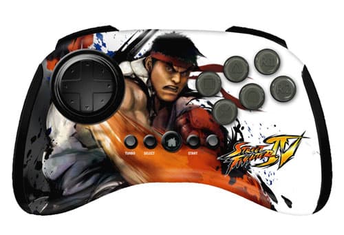 Manette fightpad sans fil Street Fighter 4 Ryu pour PS3 Madcatz