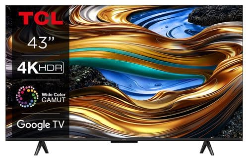 TV LED Tcl 43P755 108 cm 4K UHD 2024 Aluminium brossé