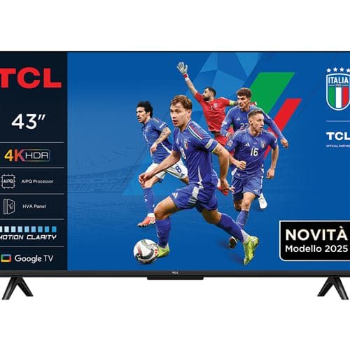 Tv led 43 pouces 4k uhd hdr10 google tv 3xhdmi 2.1 bluetooth wifi modele 43p6k - TCL