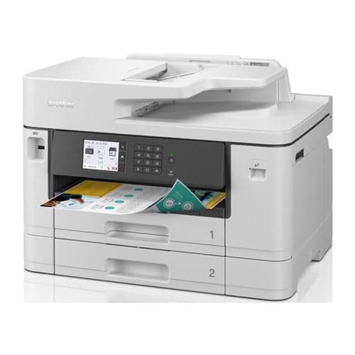 Imprimante jet d'encre multifonction Brother MFC-J5740DW Jusqu'à 25 ppm 600 feuilles Blanc