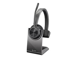 Poly Voyager 4300 UC Series 4310 - Micro-casque - sur-oreille - Bluetooth - sans fil - USB-C - certifié Zoom