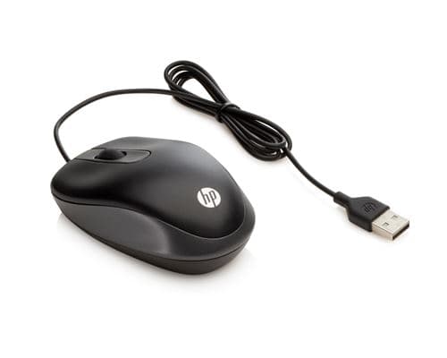 HP USB Travel Mouse souris Ambidextre USB Type-A Optique 1000 DPI