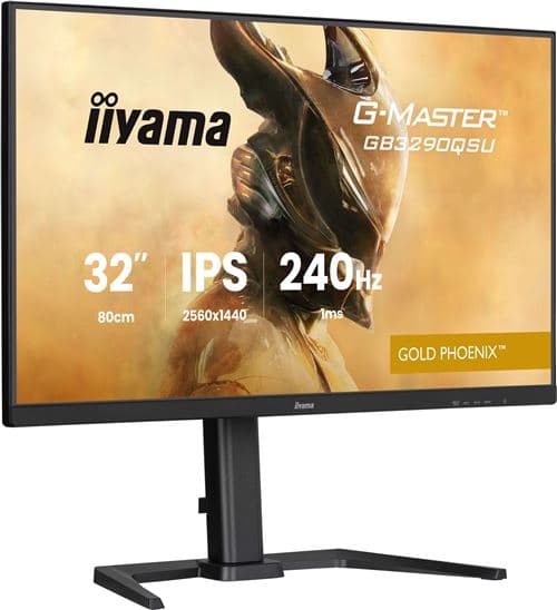 Ecran PC Gaming Iiyama G-Master™ Gold Phoenix™ GB3290QSU-B1 31,5" 240 Hz QHD Noir mat