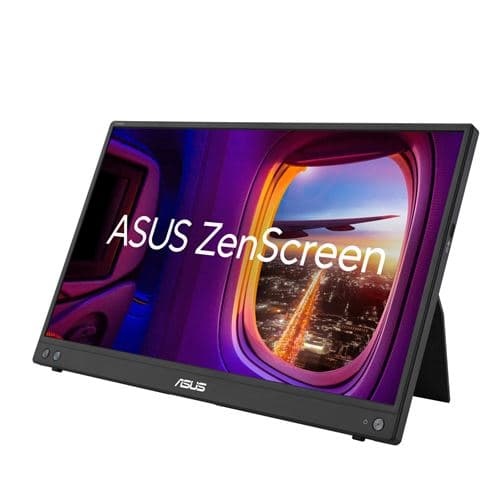 ASUS ZenScreen MB16AHV - Écran LED - 15.6" - portable - 1920 x 1080 Full HD (1080p) @ 60 Hz - IPS - 250 cd/m² - 800:1 - 5 ms - Mini HDMI, 2xUSB-C - noir