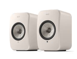 Enceintes connectées Hi-Fi KEF LSX 2 LT Blanc Galet vendues par paire