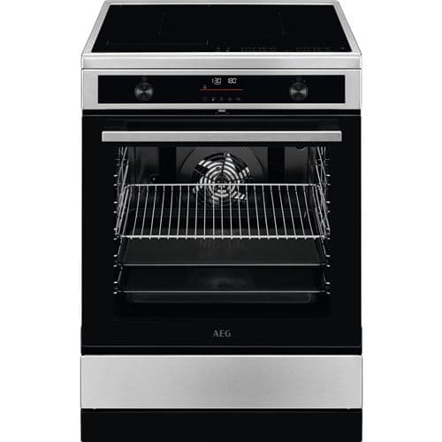Cuisinière induction AEG CIB6490APM Série 5000 SurroundCook® 59.6 cm Inox