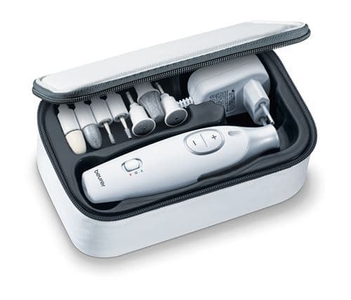 Set manucure et pédicure Beurer MP42/57400 avec 7 embouts Blanc
