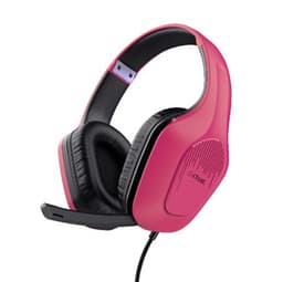 Casque gaming pour console filaire Trust Multiplateforme Zirox Rose