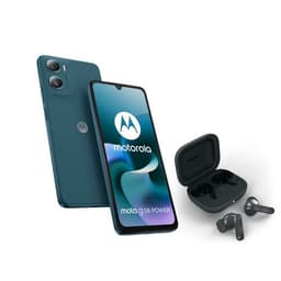 Pack Smartphone Motorola Moto G06 Power 6.88" Double nano SIM 256 Go Bleu + Ecouteurs Motorola Buds Bass Dark shadow