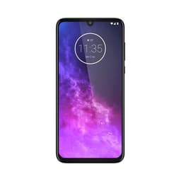 Motorola One Zoom - Android One - 4G smartphone - double SIM - RAM 4 Go / Mémoire interne 128 Go - microSD slot - écran OEL - 6.4" - 2520 x 1080 pixels - 4x caméras arrière 48 MP, 16 MP, 8 MP, 5 MP - front camera 25 MP - gris électrique