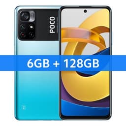 Smartphone Xiaomi Poco M4 Pro 6,6" 128 Go Double SIM Bleu glacier