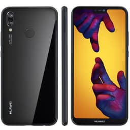 Huawei P20 lite - 4G smartphone - double SIM - RAM 4 Go / Mémoire interne 64 Go - microSD slot - Écran LCD - 5.84" - 2280 x 1080 pixels - 2x caméras arrière 16 MP, 2 MP - front camera 16 MP - noir minuit